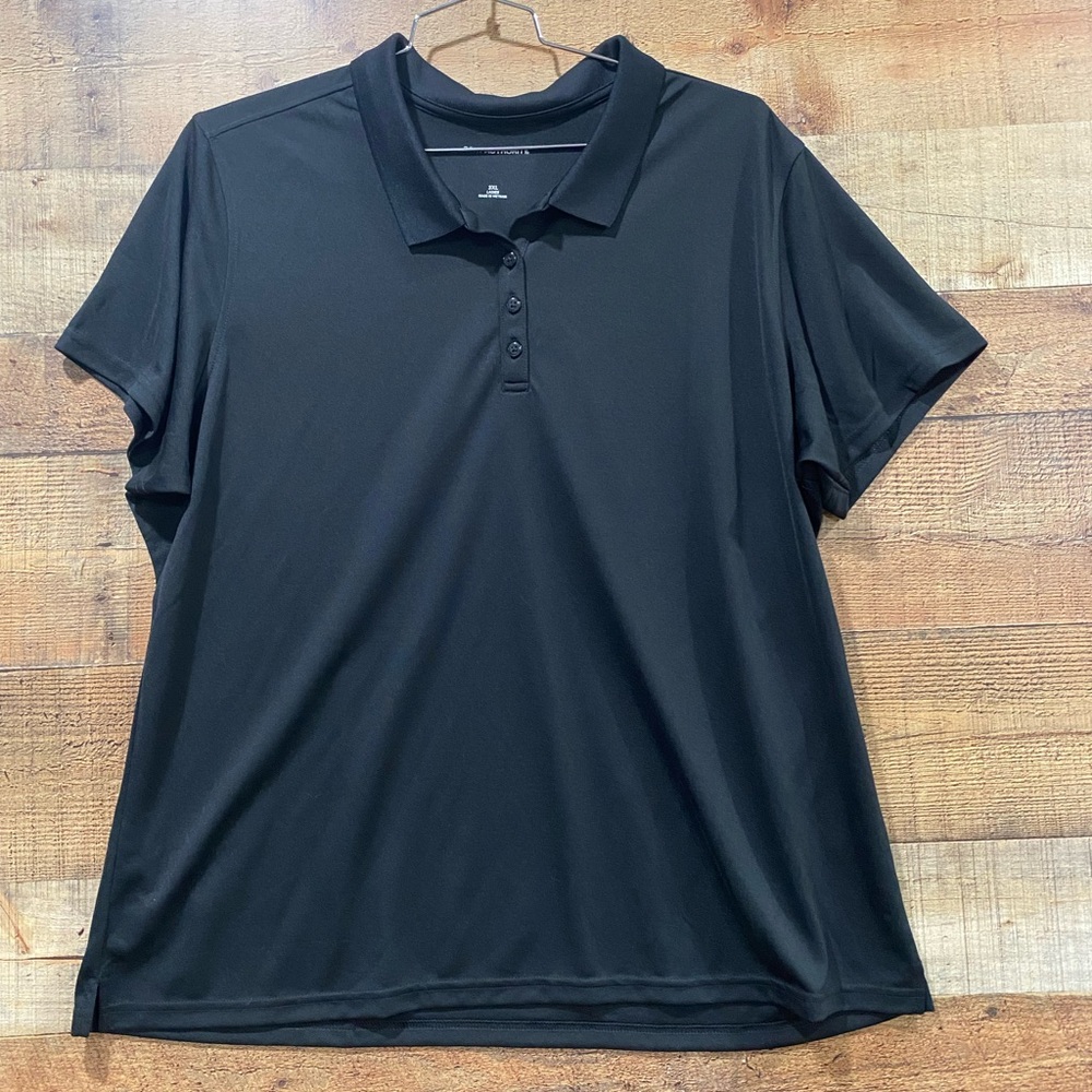 New Port Authority Women’s Black Short Sleeve Silky Touch Polo Size  3XL & 4XL